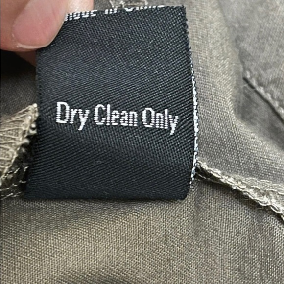 EDGE  Jacket with faux leather sleeves, front zipper & snap closure - Picture 9 of 10